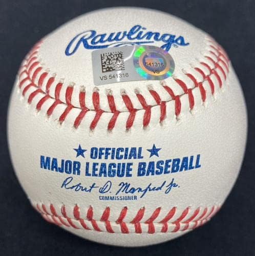 Mike pastrmka Potpisan bejzbol MLB Holo - Autografirani bejzbol
