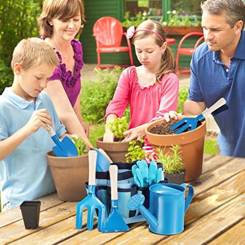 Set vrtnih alata za vrtlarstvo, 6-dijelni set vrtnih alata za djecu s torbom, mali set vrtnih ručnih alata koji uključuje