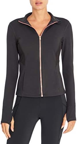 Jessica Simpson Sportska odjeća za žensku standardnu ​​konturu puna jakna s zip jaknom, x-velika