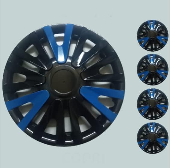 Copri set od 4 kotača s 13 inčnim crno-plavim hubcap humbcap-om odgovara Mercedes
