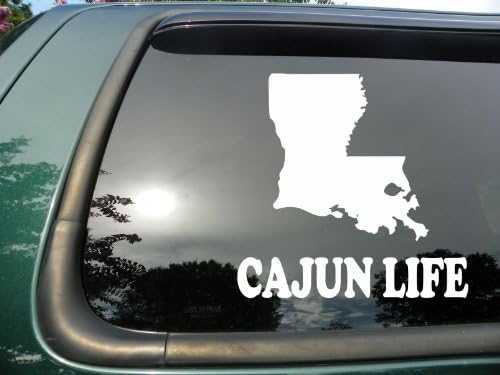 Cajun Life - Die Cut vinil naljepnica/naljepnica prozora za automobil ili kamion 5x5