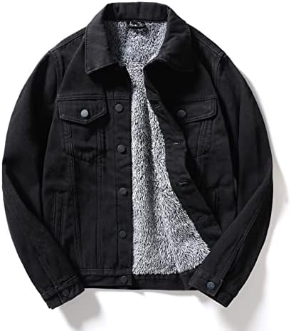 Xzhdd traper jakne za muške, zimske zadebljane tople retro casual kaputa vintage fleece plišana jakna s više džepova