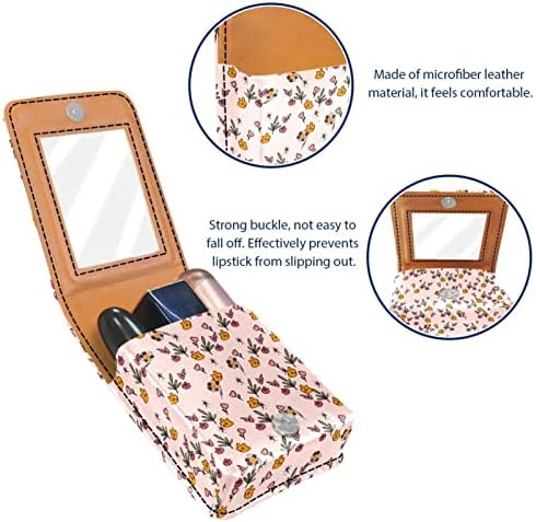 Futrola za ruž za usne s ogledalom slatka prijenosna Kozmetička torbica torbica za šminku moderna crtana proljetna lijepa