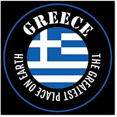 Evans1nizam drveni znakovi Grčka zastave drvene ploče Najveće mjesto na zemlji kršćansko uređenje kućnog zida Grčka putovanja