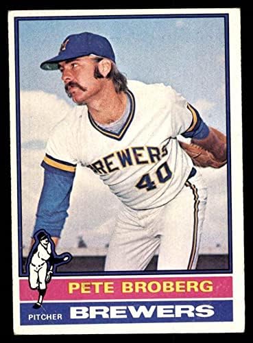 1976. Topps 39 Pete Broberg Milwaukee Brewers VG Brewers