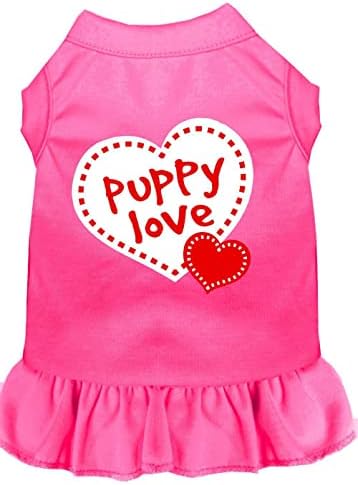 Mirage Pet Products 58-14 xxlbpk Pink Puppy Love Screen Print haljina svijetla, xx-velika