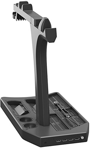 Skywin PS4 Controller Charger Station - Showcase, Cool, Punjenje i prikaz PSVR pribora - kompatibilan s PlayStation. PS4