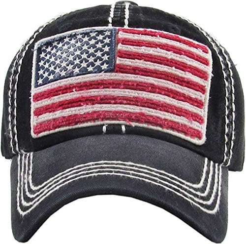 Flag USA America Vojna tanka plava linija tanka crvena linija Vintage nevolje bejzbol kapeta tata šešir unisex podesiva