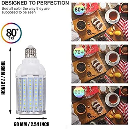 2 seta LED kukuruzna žarulja ekvivalentna LED žarulja od 250 vata LED kukuruzna žarulja od 30 vata hladno bijela 6000K baza