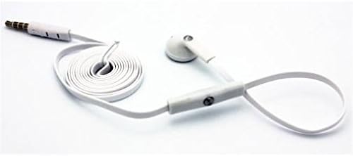 Ravne žičane slušalice Mono bez Hands -Free Slušanja W MIC Single Earbud slušalice [3,5 mm] [White] za Sprint Samsung Galaxy