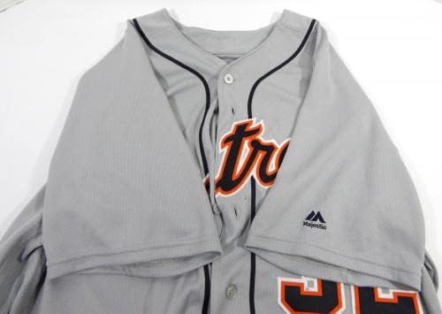 Detroit Tigers Michael Fulmer 32 Igra izdana POS Upotrijebljena siva Jersey 48 808 - Igra korištena MLB dresova