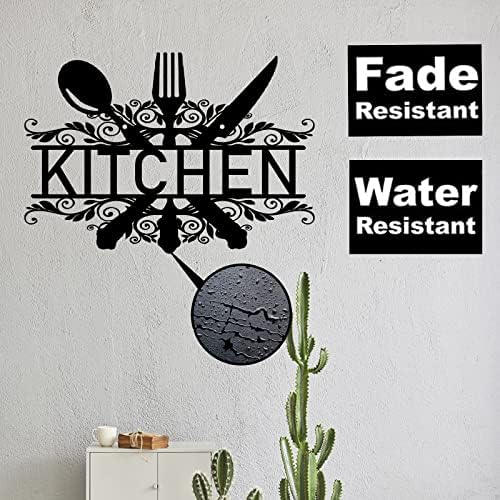 Kuhinjski metalni znak dekor kuće, soba za kuhanje metalna zidna umjetnost, kuhinjski natpisi zidni dekor, kuhinjski metalni