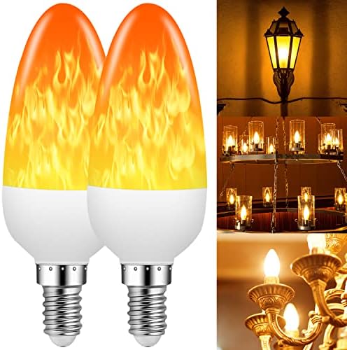LED svjetiljka od 912 USD, 3 načina rada LED lampa od svijećnjaka s efektom plamena, topla narančasta svjetiljka od 1300