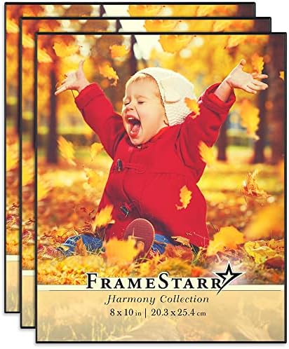 FrameStarr 8x10 set okvira za slike, suvremeni moderni stil, stolni objekt ili zidni nosač, kolekcija harmonije