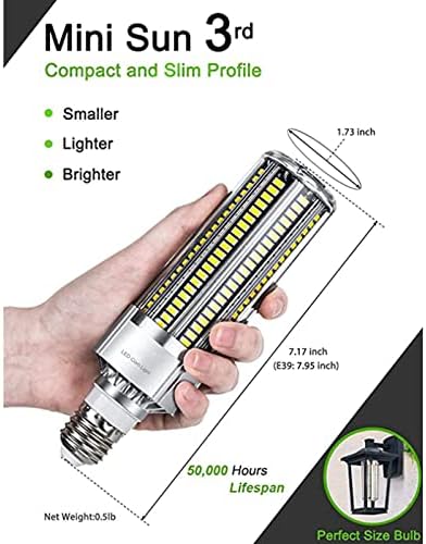 LED kukuruzne žarulje od 54 vata, proizvodna Klasa od 6000 do 6000 lumena, adapter za držač žarulje od 927 do 39 pogodan