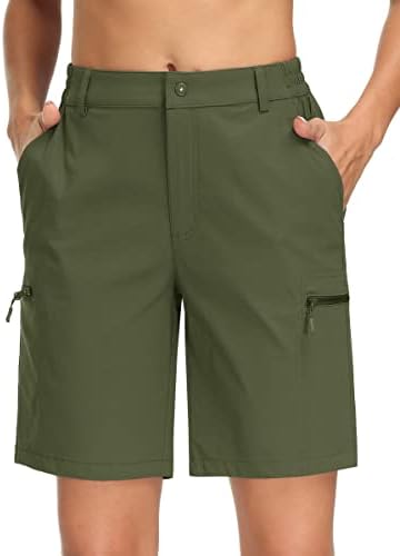 Magcomsen Pješačke kratke hlače za žene brze suhe kratke kratke hlače Lagane džepove na otvorenom Summer Casual Active Golf