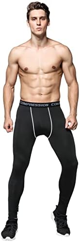 XiaoBU kompresije hlače muške solidne boje prozračne elastične gamastice za trčanje brze suhe torbe za vježbanje