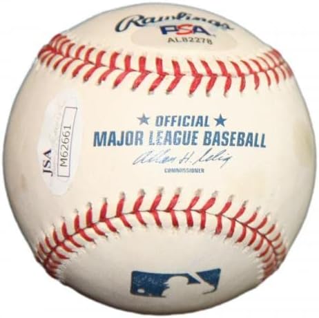 Yankees savršeni bacači s igrama potpisali OML bejzbol auto konusni bunari Larsen PSA/DNA - Autografirani bejzbol