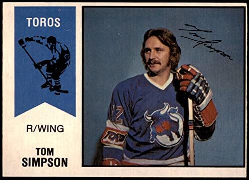 1974. O-pee-chee wha 16 Tom Simpson Toros VG/EX TOROS