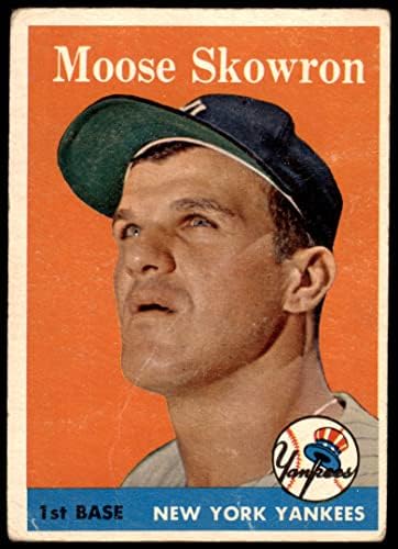 1958. Topps 240 Bill Skowron New York Yankees Fair Yankees