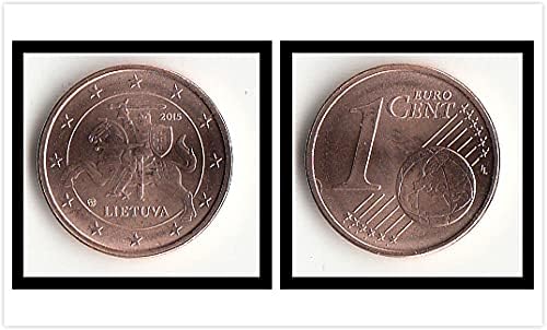 Europska Litva 1 Europska divide 2015 Izdanje za prikupljanje poklona stranih kovanica