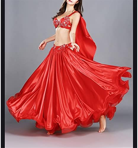 DXMRWJ Professional Performany Oriental Belly Dance Set Set trbuha Dancing Top Bra Dancing Skirt Dance Outfits