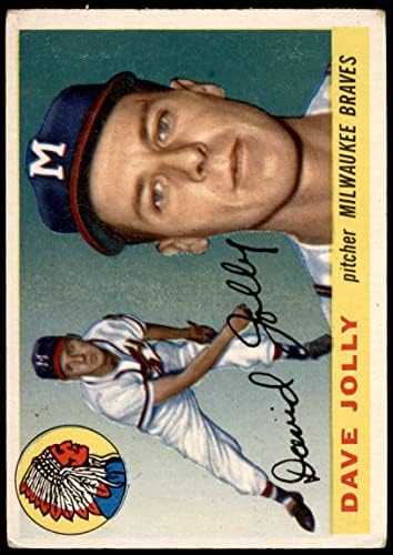 1955. Topps 35 Dave Jolly Milwaukee Braves Dobri Braves
