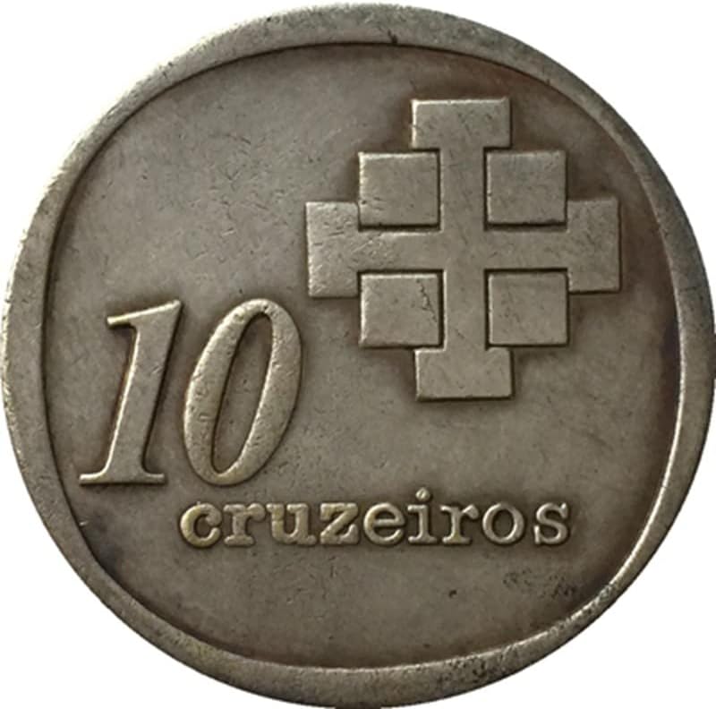 Brazil kovanice bakarni srebrni pozlaćeni antikni novčići kovanice kolekcija može puhati