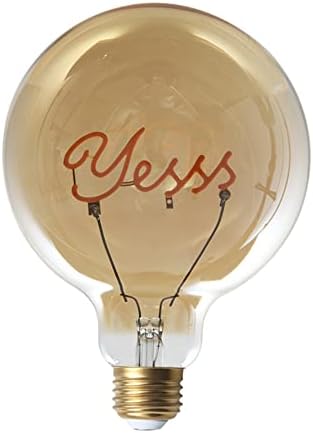 Dekorativna žarulja sa žarnom niti 9125, Vintage Globus žarulje 927 baza 4 vata, AC 110-240V, Topla bijela boja 2700K, jantarno