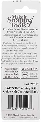 Snappy Tools 7/64 inčni zglob samocentrične šarke, kompatibilan s Festool Centrotec Chucks 95107