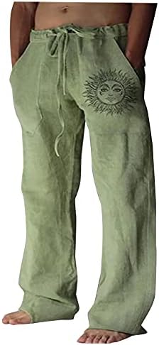 Atletske hlače za muškarce lanene odjeće za muškarce lanene hlače za muškarce suvremene udobne kvalitetne meke lanene džepne