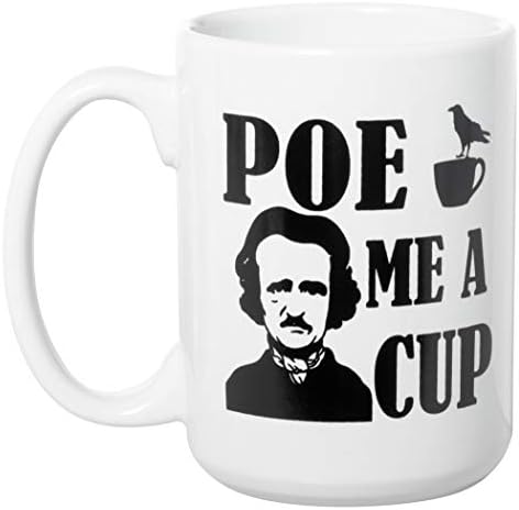 Poe mi šalica - veliki crni umet