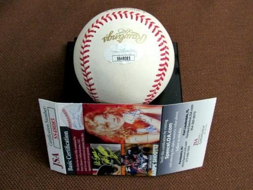 Alex Rodriguez 2009 WSC New York Yankees potpisao Auto 2009 WS Game Baseball JSA 3 - Autografirani bejzbol