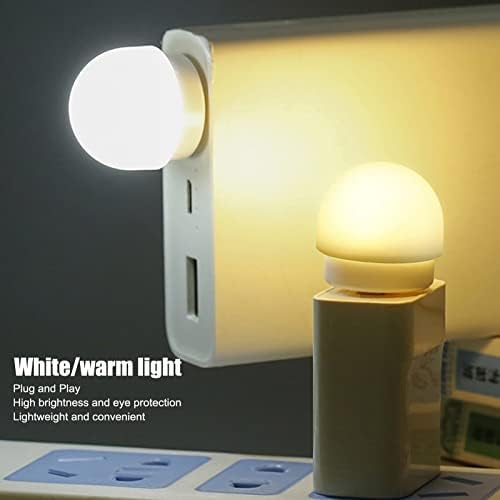 5pcs-Noćna svjetla, gljiva svjetiljka, punjiva gljiva noćna svjetiljka, plug-in Mini LED svjetiljka za zaštitu očiju za spavaću
