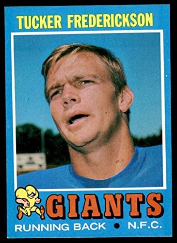1971. Topps 101 Tucker Frederickson New York Giants-FB NM Giants-FB Auburn