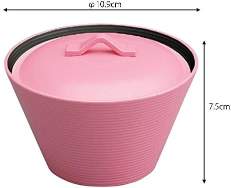 FUKUI Craft 5-199-7 zdjela, 5-199-7 Snažna zdjela kraljice mišića, mala, momouchi crna, ružičasta, promjera 4,3 x visina