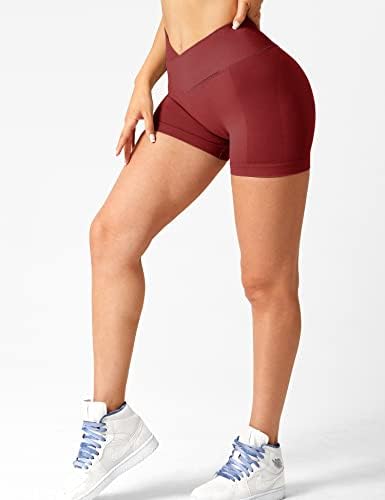 Yeoreo Scrunch Butt Workion Shorts Women 3,5 Nepropusni V Cross Cross Sport Sport Gym Amplify kratke hlače