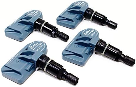 ITM set od 4 08017DXS 433MHz TPMS senzori tlaka u gumi Zamjenjuju OE Nissan 40700-EZ00A w/sjaj crne ili mat crni aluminijski