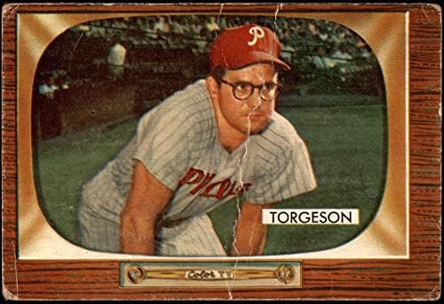 1955. Bowman 210 Earl Torgeson Philadelphia Phillies Fair Phillies