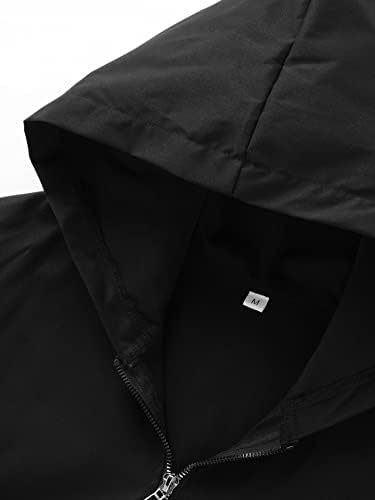 Xinbalove jakne za muške jakne za muškarce PISMO PISPODIN Grafički pola jakne s kapuljačom s kapuljačom