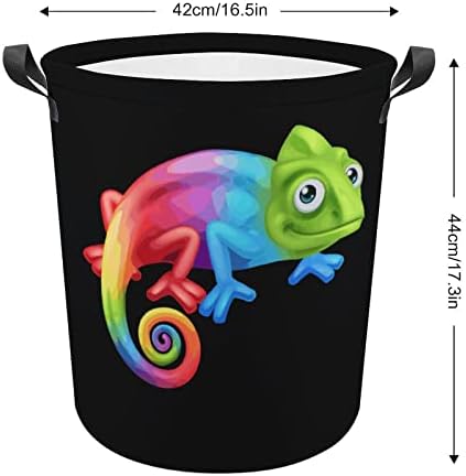 Kameleonski gušter u boji velika košara za rublje vodootporna košara za rublje sklopiva košara za pohranu igračaka organizator