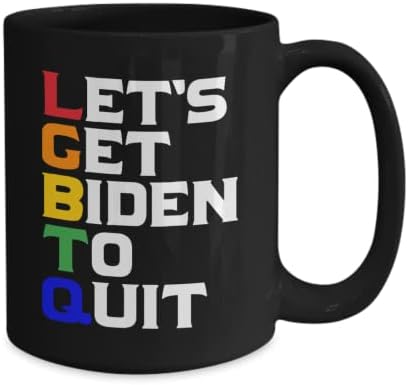 LGBTK natjerajmo Bidena da napusti MK, Anti-Biden republikanski crni krug