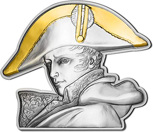 2021 de Modern Comemorativni Powercoin Napoleon Bonaparte 5 oz srebrni novčić 250 franaka Džibuti 2021 Dokaz