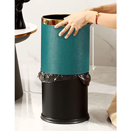 Kante za smeće bucket dvoslojna kanta za smeće okrugla bez poklopca kante za smeće kreativno kućanstvo velike kante za smeće