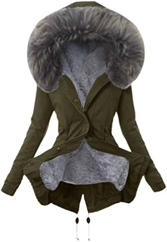 Nokmopo ženska zimska jakna dame kaput ženke zima topla debela dugačka jakna s kapuljačom overcoat ženski zimski kaputi