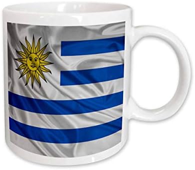 3dose urugvajska zastava šalica, 11 unci