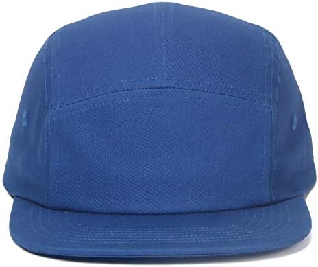 Bejzbolska kapa od 5 ploča s 5 ploča klasični šešir s ravnim vizirom pamučne kratke kape s ravnim obodom