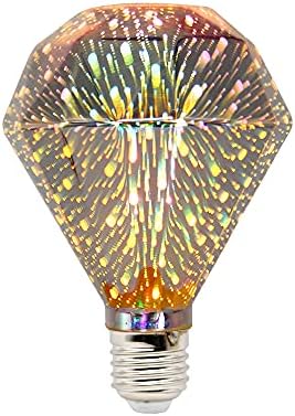 LED lampa s efektom vatrometa od 3 inča, šarena jedinstvena blagdanska Svjetiljka, postolje srednje veličine 926, višebojna