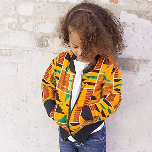 Djevojčica s malim dijelom jesenska odjeća kaput afrička dječja jakna dječak topli jesenski dashiki nadmašuje vjetrovitu