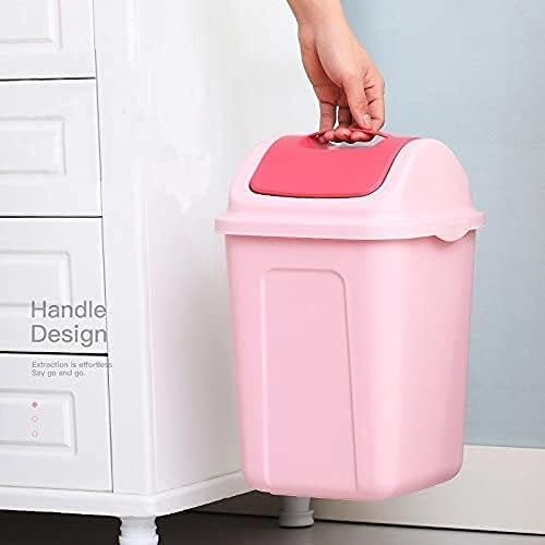 Kanta za smeće kanta za smeće s poklopcem koji se trese kućna kanta za smeće jednostavna i slatka plastična kanta za otpadni